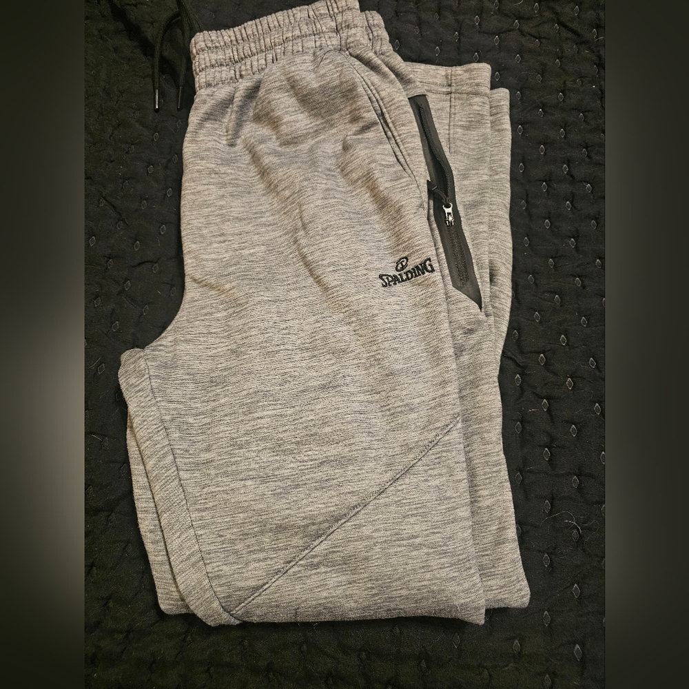Spalding Heather Gray Athletic Pants